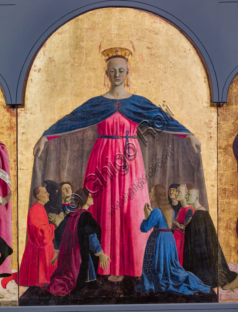 Polittico della Misericordia di Piero della Francesca: Analisi del Particolare della Madonna
