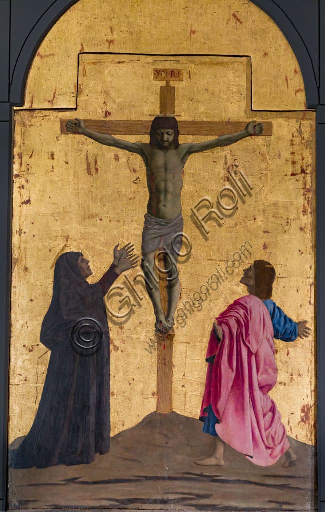 Piero della Francesca: The Crucifixion in the Mercy Polyptych