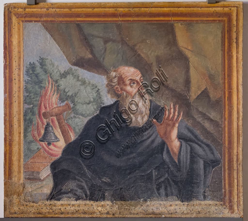 Affresco Staccato di Sant'Antonio Abate (Fine XVI - Inizio XVII Secolo)
