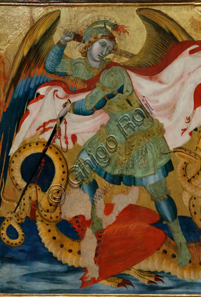 San Michele Arcangelo che uccide il drago: il capolavoro di Ambrogio Lorenzetti