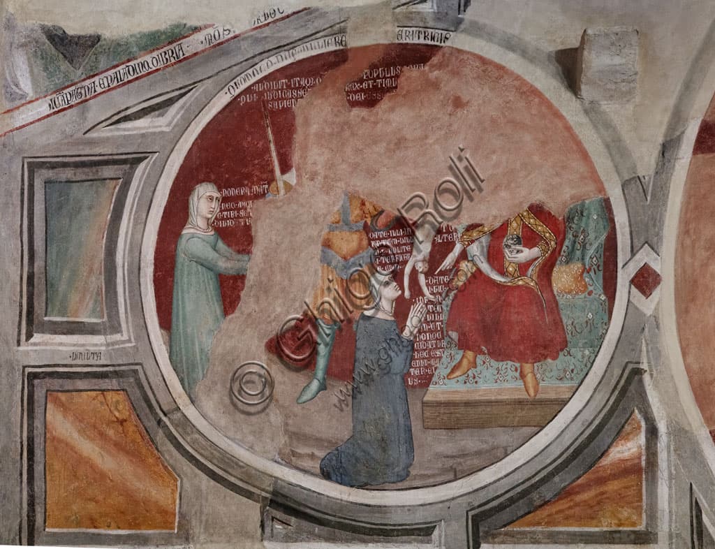 Il Giudizio di Salomone: Affresco del XIV Secolo ad Asciano