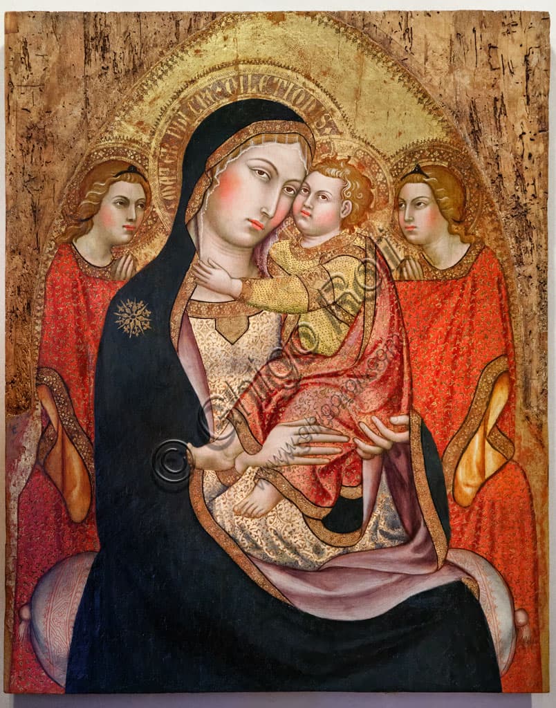 Madonna col Bambino e angeli di Taddeo di Bartolo ad Asciano