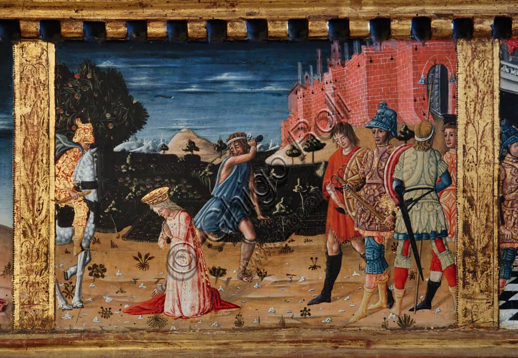 Predella with Episodes from the Life of Saint Catherine of Alexandria