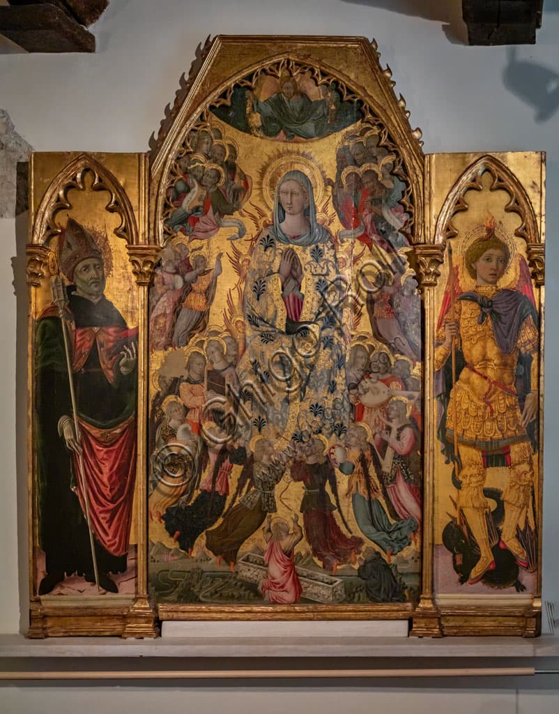 Assumption of the Virgin by Giovanni di Paolo - Corboli Palace Museum