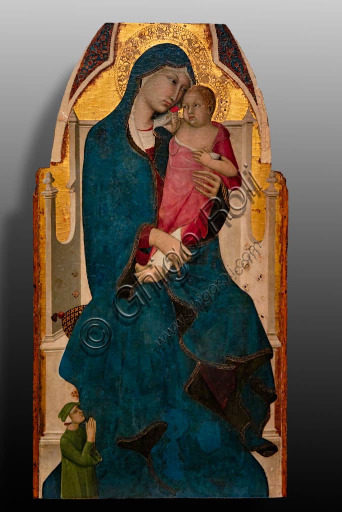 Madonna col Bambino e donatore di famiglia Memmi ad Asciano