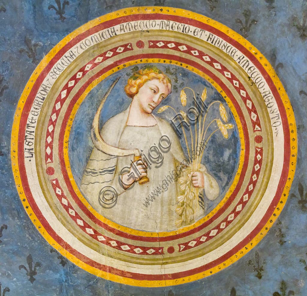 L'Estate: Affresco del XIV Secolo nel Museo di Asciano