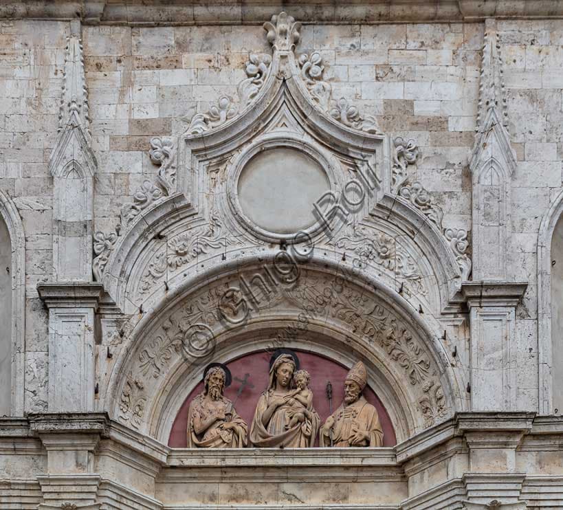 Michelozzo's Portal: Terracotta Lunette at St. Augustine's, Montepulciano