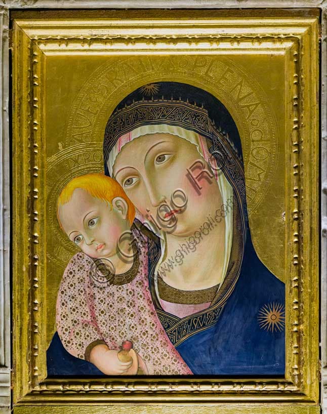 Madonna of the Pillar by Sano di Pietro in Montepulciano