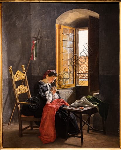 Odoardo Borrani: Il 26 aprile 1859 a Firenze - Analisi del Dipinto