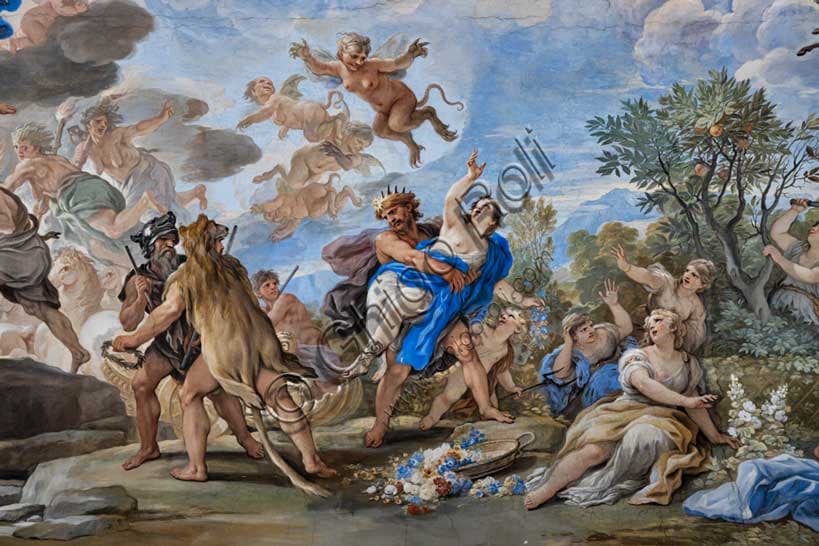 Il Ratto di Proserpina di Luca Giordano nella volta di Palazzo Medici Riccardi