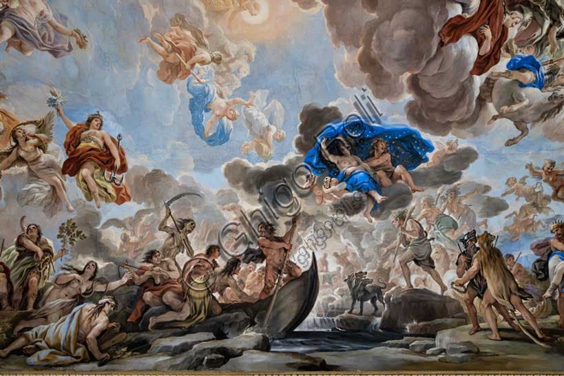 Affresco 'Trasporto agli Inferi' di Luca Giordano a Firenze