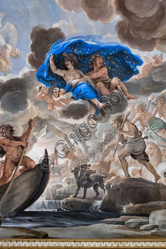 Cerbero agli Inferi: l'affresco di Luca Giordano a Palazzo Medici Riccardi