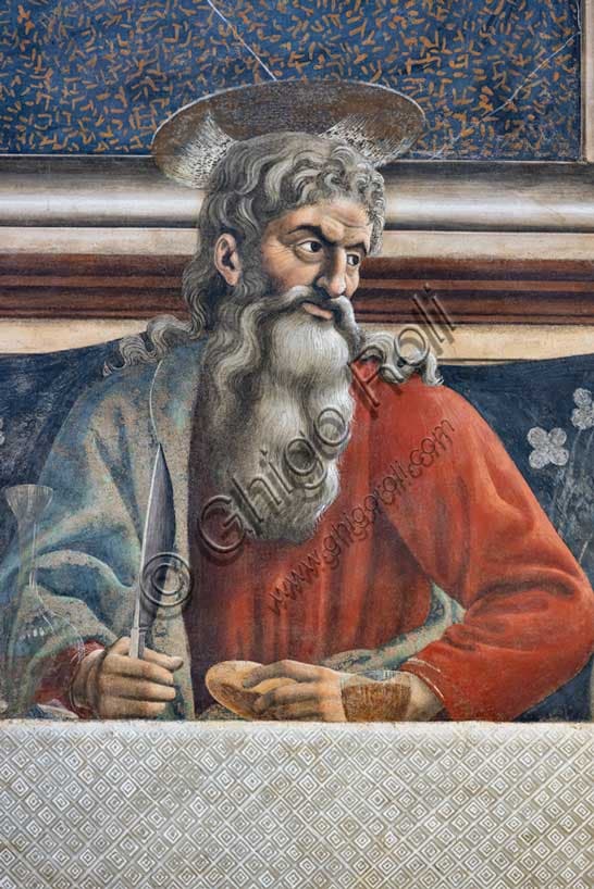 The Last Supper by Andrea del Castagno: Detail of Saint Andrew