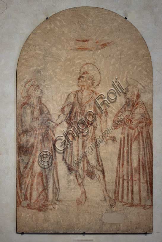 Sinopia of 'Vision of St. Jerome' by Andrea del Castagno in Florence