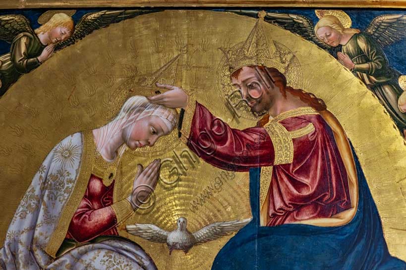 Coronation of the Virgin by Neri di Bicci (1473) - Italian Renaissance
