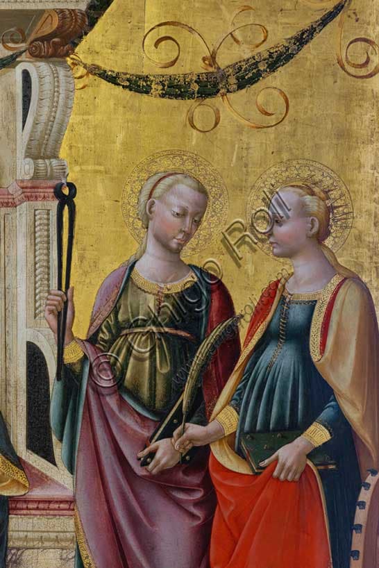 Madonna col Bambino e Santi di Neri di Bicci, Firenze 1473
