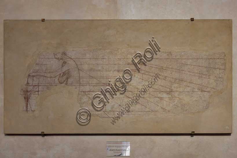 Sinopia di Domenico Veneziano: Disegno Preparatorio dallo Sposalizio della Vergine