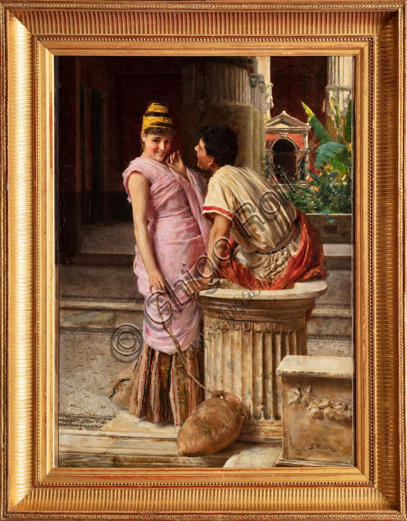 Scena pompeiana di Giovanni Muzzioli: Analisi del dipinto storico