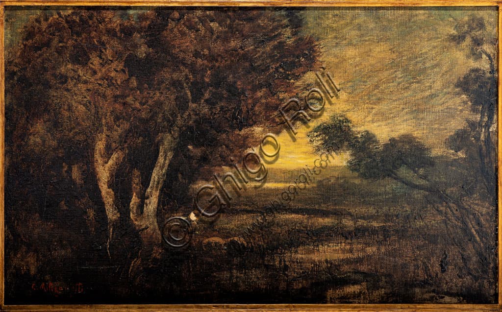 Paesaggio con figura di Giuseppe Miti Zanetti: analisi e storia