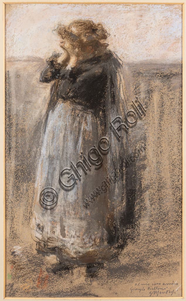 Giuseppe Mentessi's 'Sad Time': Analysis of the Pastel Drawing