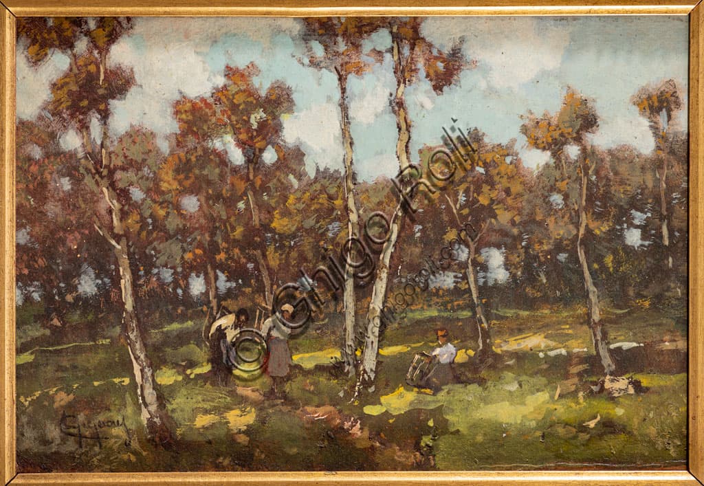Paesaggio con figure di Lorenzo Gignous: opera nella Collezione Assicoop Unipol