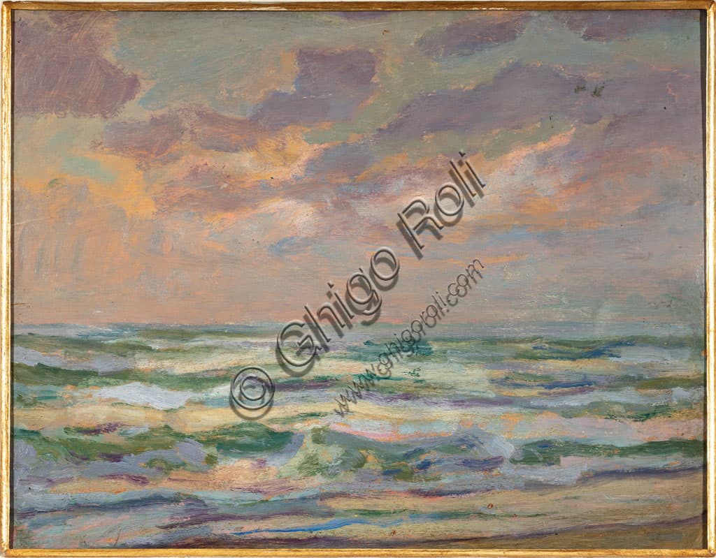 Marina by Aroldo Bonzagni: Analysis of the Oil Painting