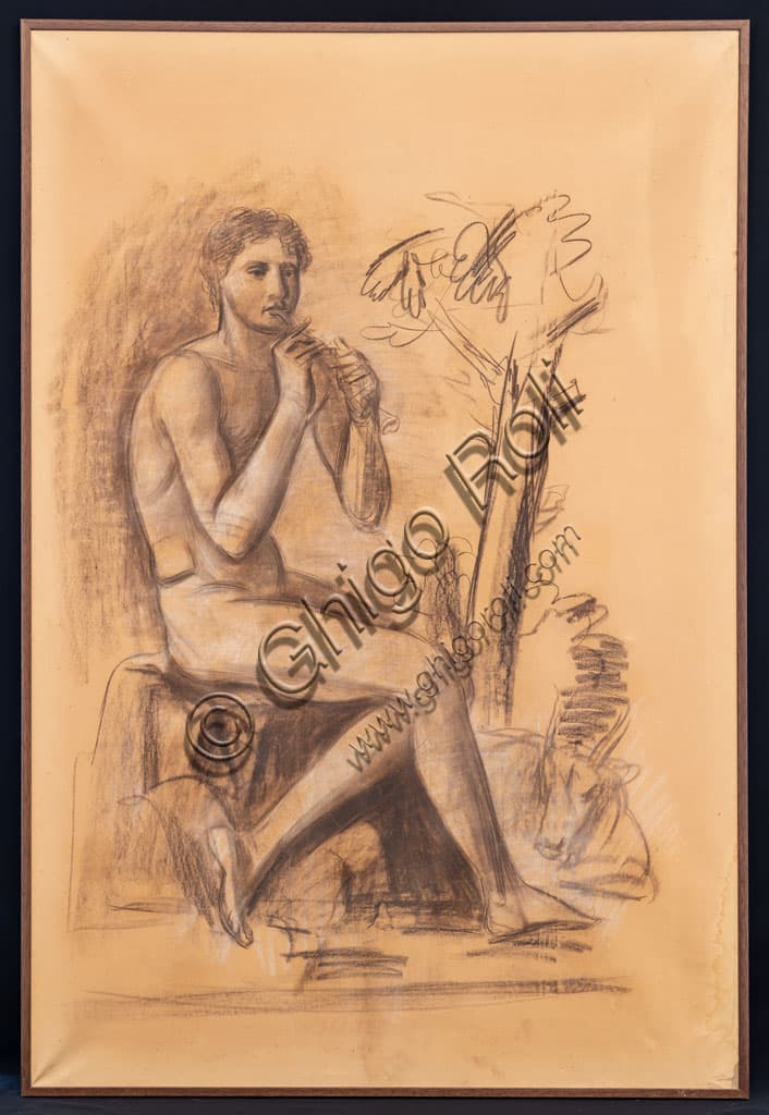 Il Mese di Aprile: Disegno Preparatorio di Achille Funi per Ferrara