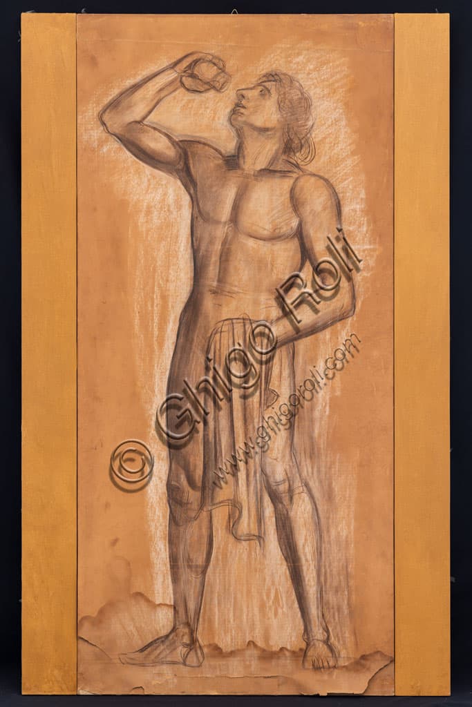 Achille Funi: Il Disegno Preparatorio 'Il Mese di Agosto' (1935)