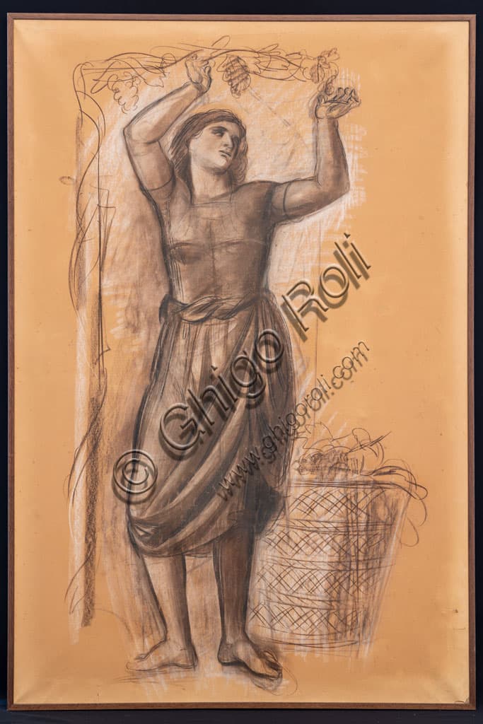 Achille Funi's The Month of October: Preparatory Drawing for Ferrara's Ducal Palace