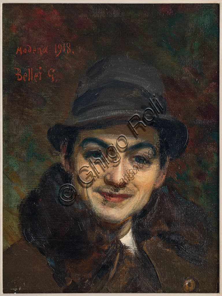 Portrait of Sculptor Zelindo Bonacini by Gaetano Bellei