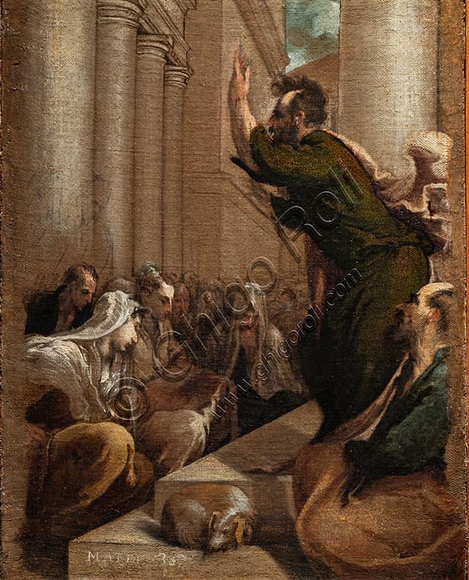 Sermon of St. Paul by Jacopo Bassano: Renaissance Oil Painting Analysis