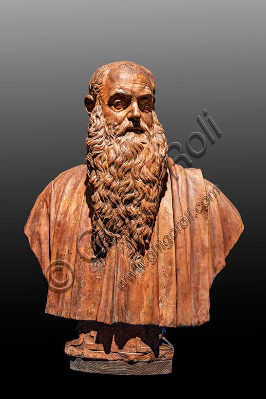 Busto Ritratto di Apollonio Massa: Capolavoro in Terracotta di Alessandro Vittoria