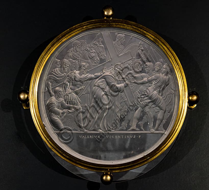Ascent to Calvary: Valerio Belli's Silver and Engraved Rock Crystal Oval