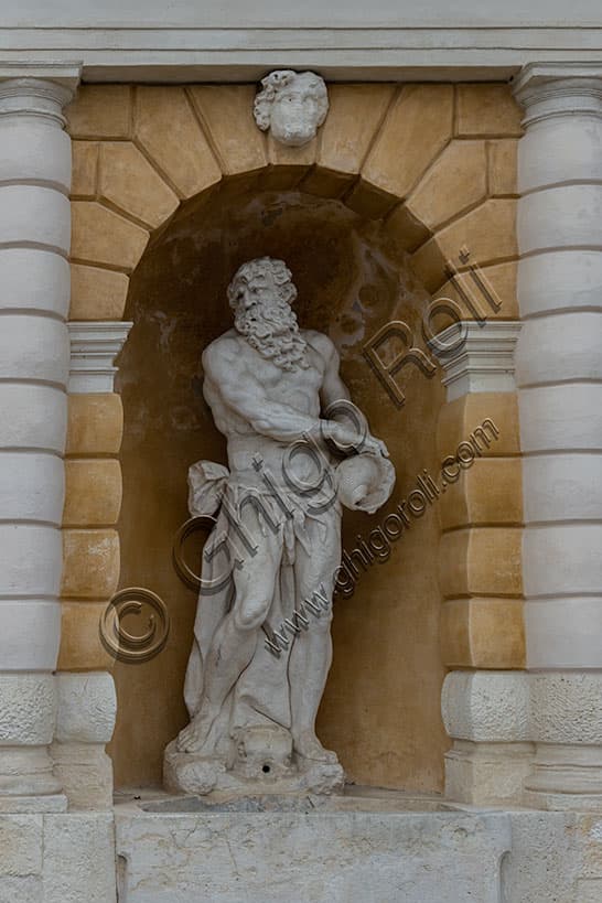 Nymphaeum of Villa Valmarana ai Nani: Triton Statue & Architecture