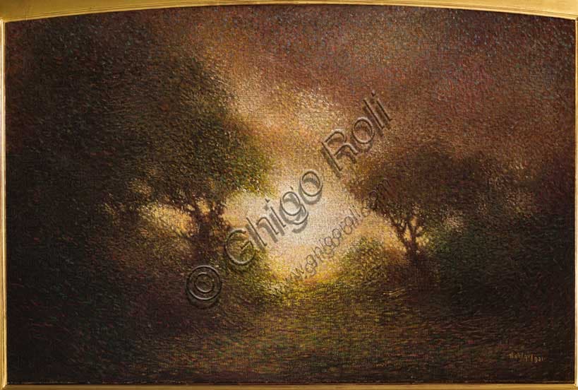 Backlit Landscape by Noelqui Quintavalle: Painting Analysis