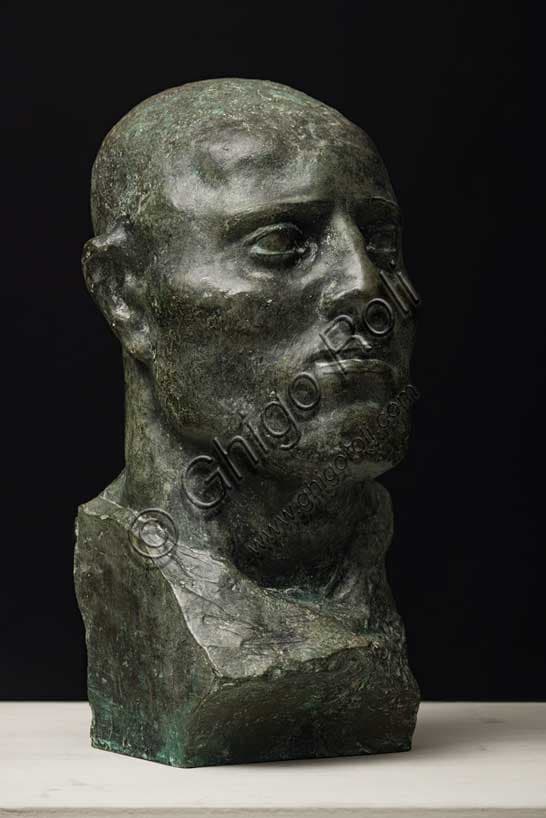 'The Boxer' Bronze Sculpture by Ermenegildo Luppi (1877-1937)