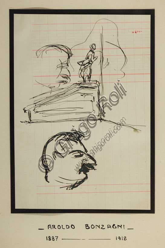 Profilo di Aroldo Bonzagni: Disegno a China su Carta (1887-1918)