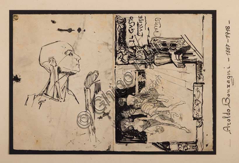 ‘Il gusto l’uccise’ di Aroldo Bonzagni: Analisi del Disegno a China