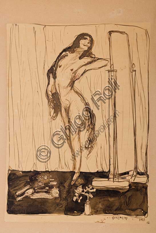 Female Nude by Aroldo Bonzagni: analysis of the artwork