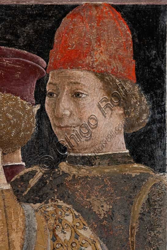Portrait of a Courtier in the Month of April, Palazzo Schifanoia