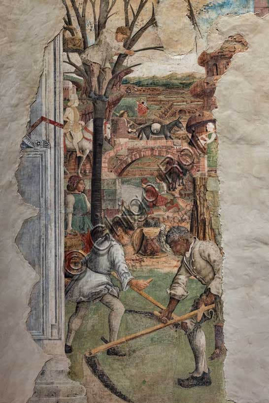 Affresco del Mese di Maggio a Palazzo Schifanoia di Francesco del Cossa