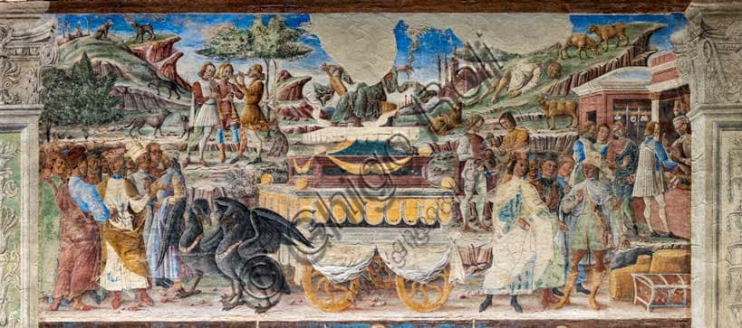 Trionfo di Mercurio: Affresco Rinascimentale a Palazzo Schifanoia, Ferrara