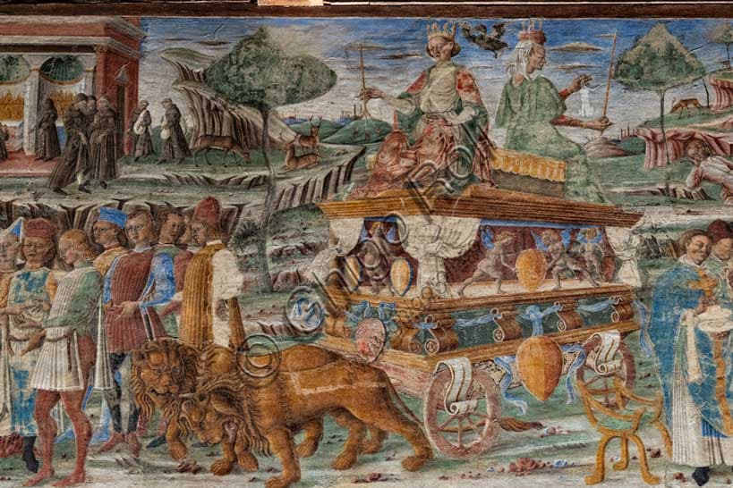 Gli affreschi di Luglio a Palazzo Schifanoia: Giove, Cibele e Attis
