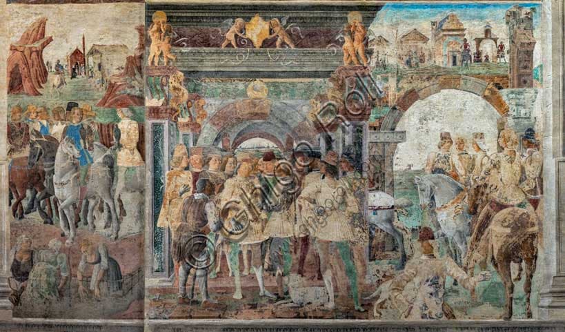 July Fresco in Palazzo Schifanoia: Borso d'Este Receiving Ambassadors