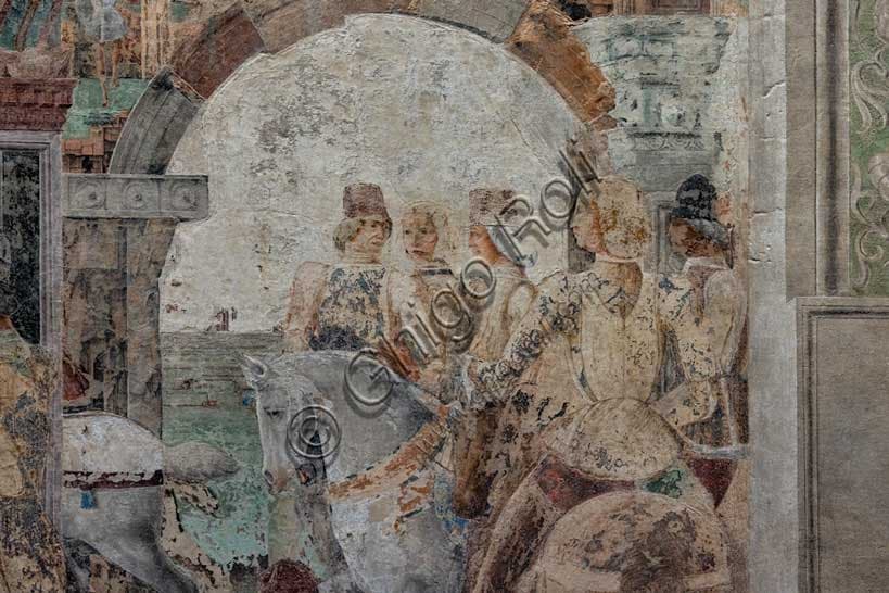Affresco del Rinascimento a Ferrara: Borso d'Este riceve ambasciatori