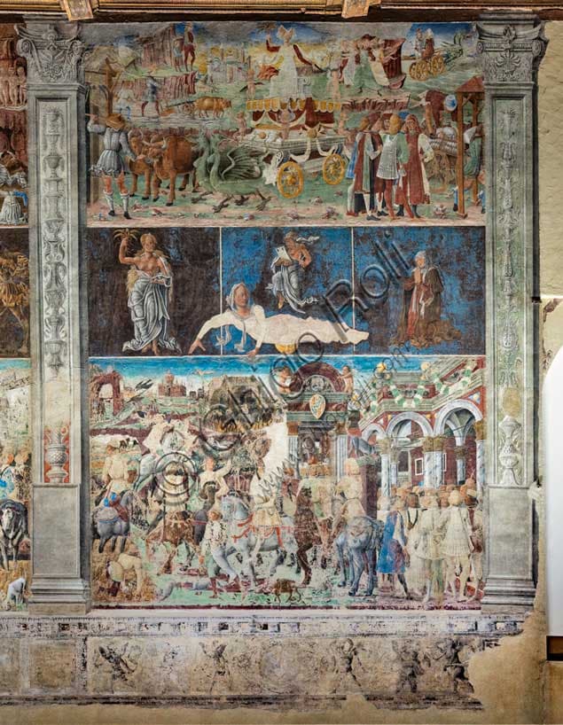 Affresco Agosto a Palazzo Schifanoia: Il Trionfo di Cerere e Borso d'Este
