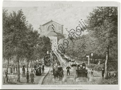 The Bayreuth Theatre: Historic Vintage Postcard