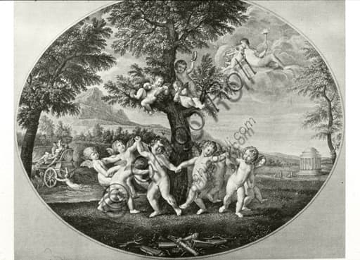 Danza di Amorini di Francesco Albani: Stampa del 1660