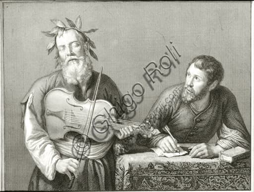 Belisario Engraving: Analysis of the Violin Player Artwork