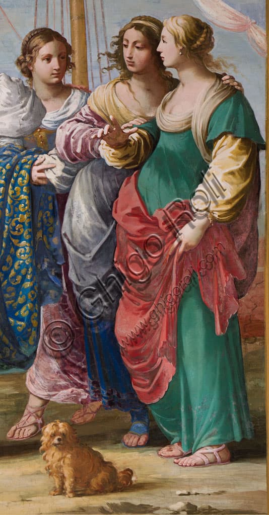 Incontro di Marc’Antonio e Cleopatra: Affresco a Sassuolo